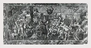 Medieval Tapestry Prints: Gluttony