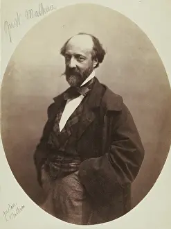 Felix Nadar Portraits Prints: Gustave Mathieu