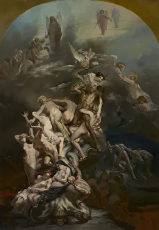 Heaven Hell 1850 Octave Tassaert French 1800-1874 Heaven Hell 1850 Octave Tassaert French 1800-1874