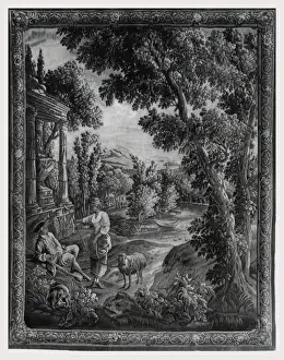 Romantic Era Artworks Prints: Hunter shepherdess