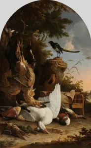 A Hunters Bag Tree Stump Magpie Contemplative Magpie A Hunters Bag Tree Stump Magpie Contemplative Magpie