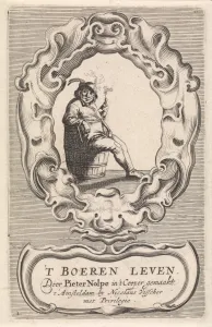 Incumbent pipe-smoking farmer, Pieter Nolpe, Pieter Jansz. Quast, Nicolaes Visscher (I) Incumbent pipe-smoking farmer, Pieter Nolpe, Pieter Jansz. Quast, Nicolaes Visscher (I)