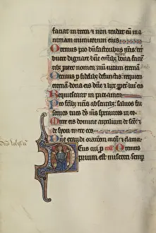 Initial D Print: The Lord Enthroned with Hands Open