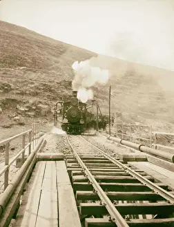 Baldwin Locomotive Print: 1920 West Bank Railway Scene