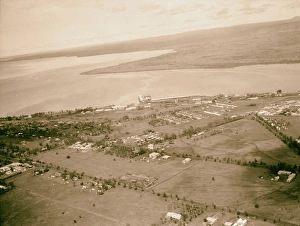 Kenya Colony Kisumu Air view landing 1936 Kenya Kenya Colony Kisumu Air view landing 1936 Kenya