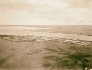 Kenya Colony Kisumu Air view Nearer across bay Kenya Colony Kisumu Air view Nearer across bay