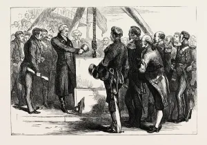 Lafayette Laying the Cornerstone of the Bunker Hill Monument, United States of America Lafayette Laying the Cornerstone of the Bunker Hill Monument, United States of America