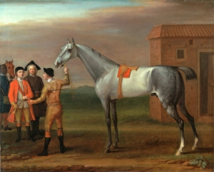 Lamprey, with His Owner Sir William Morgan, at Newmarket Lamprey at Newmarket, with Lamprey, with His Owner Sir William Morgan, at Newmarket Lamprey at Newmarket, with