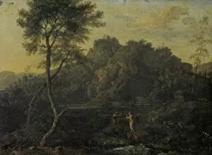 Abraham Genoels Collection: Landscape Apollo Calliope Hill landscape Kalliope