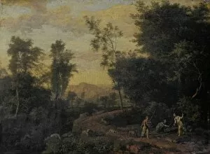 Abraham Genoels Collection: Landscape with Diana Hunting, Abraham Genoels, 1670 - 1723