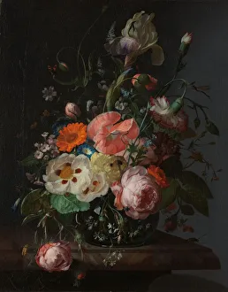 Life Flowers Marble Tabletop life flowers glass vase Life Flowers Marble Tabletop life flowers glass vase