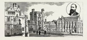 Images Dated 21st September 2016: Mansfield College, the New Nonconformist College at Oxford, Uk, 1889. College Tower