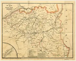 Belgium Map Prints: Map, Belgium