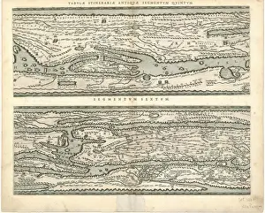Antique Map Artwork Prints: Map Copperplate print