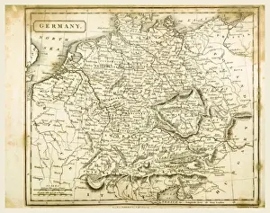 Map Of Germany Prints: Map Germany