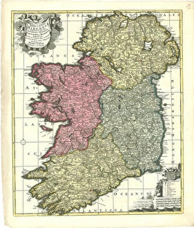 Map Novissima et accuratissima regni en insulae Hiberniae delineatio Map Novissima et accuratissima regni en insulae Hiberniae delineatio