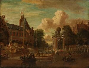 Abraham Storck Collection: Muscovite legation visiting Amsterdam 29 August 1697