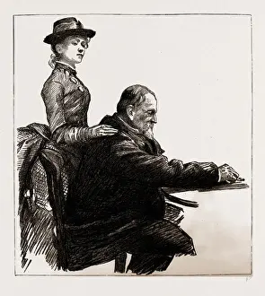 The Muse Print, 1886 Oil on Canvas Reproduction