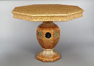 Print of an Octagonal Table, circa 1550