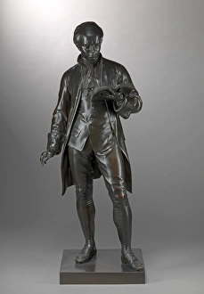 Oliver Goldsmith Chiselled on side of base, proper right: R Oliver Goldsmith Chiselled on side of base, proper right: R