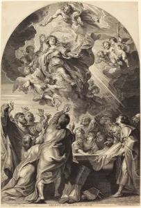 Paulus Pontius, after Sir Peter Paul Rubens (Flemish, 1603 - 1658), The Assumption Paulus Pontius, after Sir Peter Paul Rubens (Flemish, 1603 - 1658), The Assumption