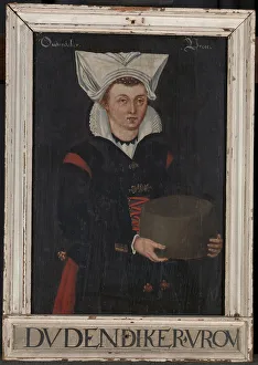 Picture frame Dudendiker Vrou Old painting lady Picture frame Dudendiker Vrou Old painting lady