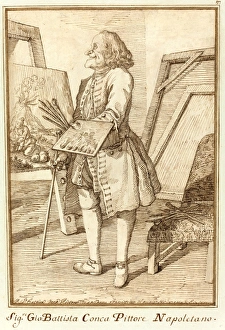 Pier Leone Ghezzi, Italian (1674-1755), Signore Sebastiano Conca, Pittore Napoletano Pier Leone Ghezzi, Italian (1674-1755), Signore Sebastiano Conca, Pittore Napoletano