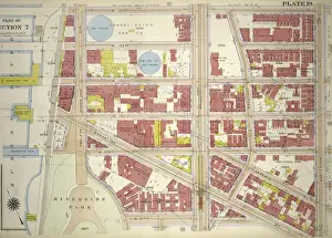 American Geography Maps Prints: Plate 19: Part of Section 7