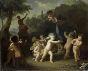 Playing Putti, Hendrik van Limborch, 1700 - 1720 Playing Putti, Hendrik van Limborch, 1700 - 1720