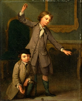 Portrait of Two Boys, probably Joseph and John Joseph Nollekens Two Boys of the Nollekens Portrait of Two Boys, probably Joseph and John Joseph Nollekens Two Boys of the Nollekens