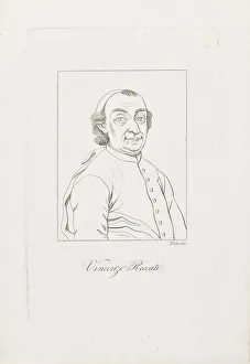Portrait mathematician Vincenzo Riccati historical persons Portrait mathematician Vincenzo Riccati historical persons