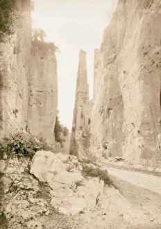 Sahyun Castle Draw bridge column moat Saladin Sahyun Castle Draw bridge column moat Saladin
