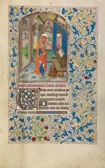 Early Netherlandish Art Style Prints: Saint Jerome
