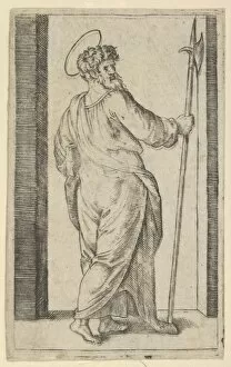 After Raphael Collection: Saint Jude holding halberd right hand series