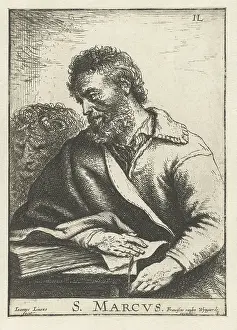 Print of Saint Mark with Lion, Engraving on Paper