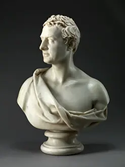 British Sculpture Prints: Sculpture, Viscount Castlereagh Signed and dated by chisel on supporting column