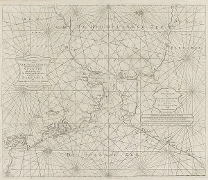 Sea chart of the Strait of Gibraltar, Anonymous, Johannes van Keulen (II), 1681 - 1803 Sea chart of the Strait of Gibraltar, Anonymous, Johannes van Keulen (II), 1681 - 1803