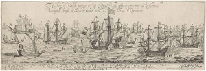 The ships of the Duke of York to meet the ships of the Royal Navy, bringing Catherine The ships of the Duke of York to meet the ships of the Royal Navy, bringing Catherine