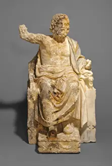 Classical Greek Statues Prints: Statue of Zeus Enthroned