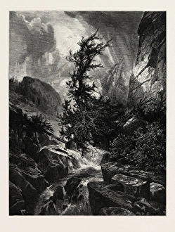 A STORM IN UTAH, USA. Thomas Moran (February 12, 1837 a August 25, 1926) from Bolton A STORM IN UTAH, USA. Thomas Moran (February 12, 1837 a August 25, 1926) from Bolton