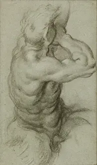 Print of Triton Blowing a Conch Shell