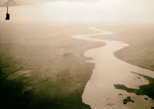 Sudan Malakal Air view White Nile nearing Malakal Sudan Malakal Air view White Nile nearing Malakal
