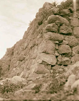 Tel Deweir Lachish Lower courses stone revetment Tel Deweir Lachish Lower courses stone revetment
