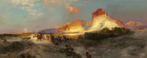 Thomas Moran (American, 1837 - 1926), Green River Cliffs, Wyoming, 1881, oil on canvas Thomas Moran (American, 1837 - 1926), Green River Cliffs, Wyoming, 1881, oil on canvas