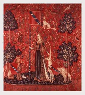 Medieval Tapestry Prints: Touch