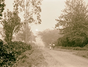 Uganda Hoima Fort Portal Lowering sun Road 1936 Uganda Hoima Fort Portal Lowering sun Road 1936