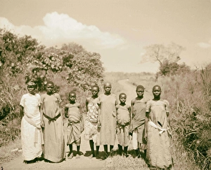 Uganda Hoima Fort Portal Native types Road 1936 Uganda Hoima Fort Portal Native types Road 1936