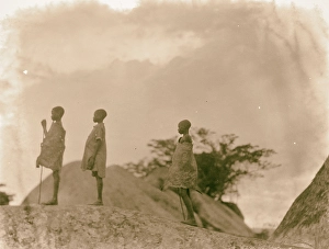 Uganda Hoima Fort Portal Profile silhouette three shepherd Uganda Hoima Fort Portal Profile silhouette three shepherd