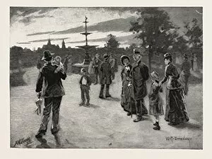 Images Dated 26th June 2013: Victoria Park, London, Canada, Nineteenth Century Engraving