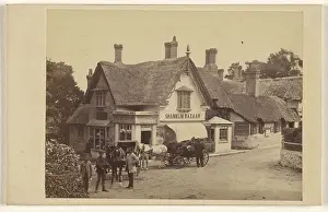 Victorian Era Photographs Prints: View Shanklin Bazaar Isle of Wight Brown & Wheeler